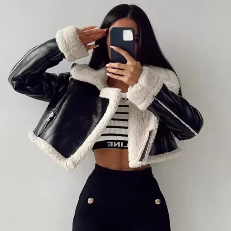 Frost Luxe Cropped Jacket