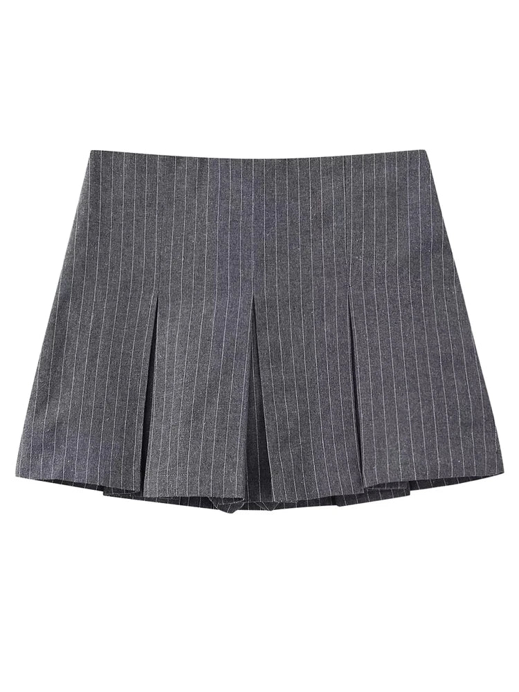 Fashion Women's High Waist Shorts Skirts Pleated