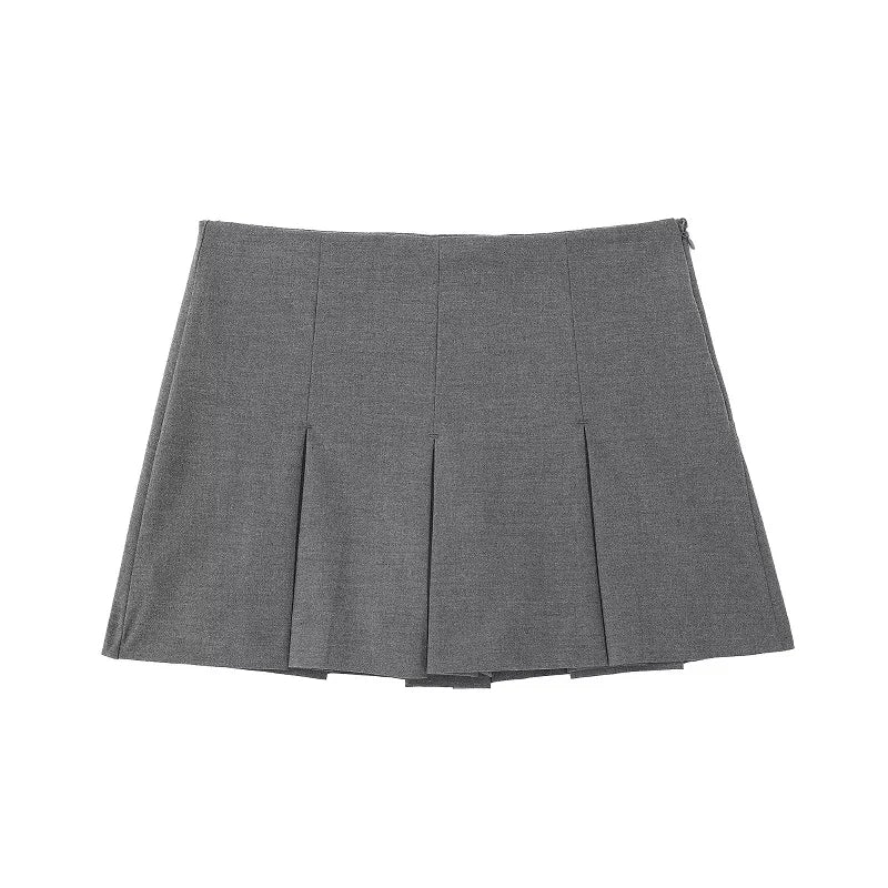 Fashion Women's High Waist Shorts Skirts Pleated